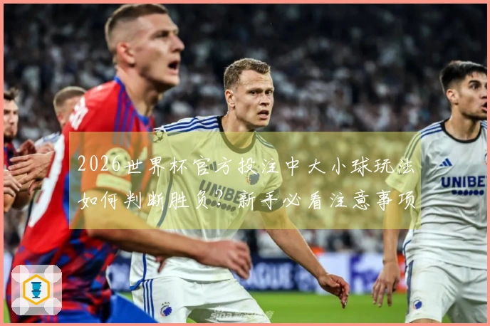 2026世界杯官方投注中大小球玩法如何判断胜负？新手必看注意事项