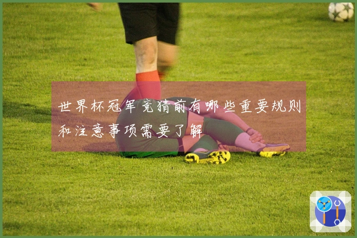 世界杯冠军竞猜前有哪些重要规则和注意事项需要了解